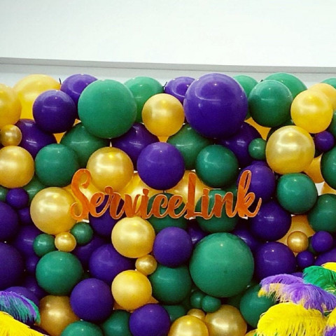 Acrylic Name on Balloon Wall